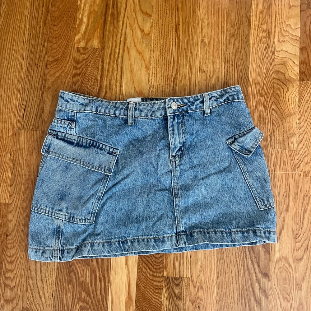 Princess Polly Cargo Jean Skirt
